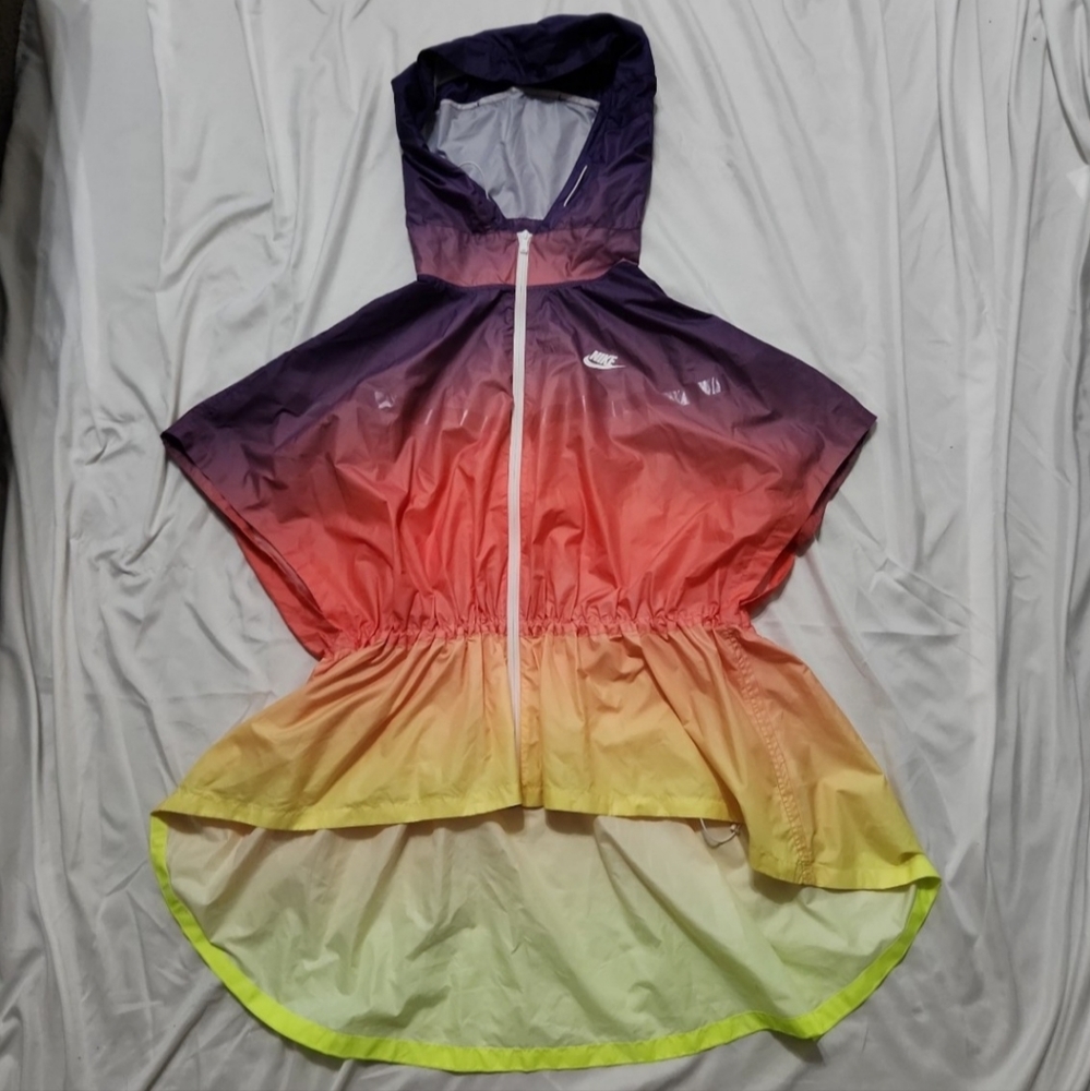 Nike RU Sunset Poncho Sleeveless Windbreaker Womens M/L